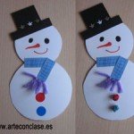 muñeco de nieve de Arte con clase