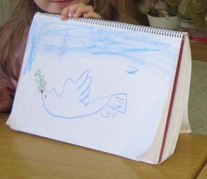 Dibujo de la paz 4 Arte con clase
